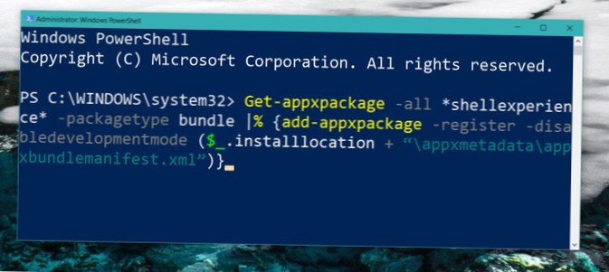 Så här fixar du återställning av Windows 10-startmeny