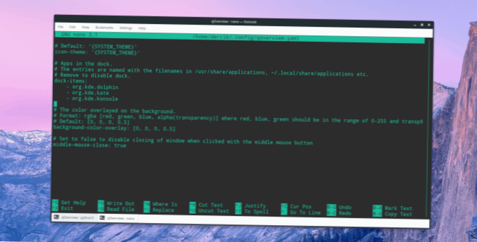 Hvordan få en “Gnome-lignende” oversiktsmodus i KDE Plasma med qOverview