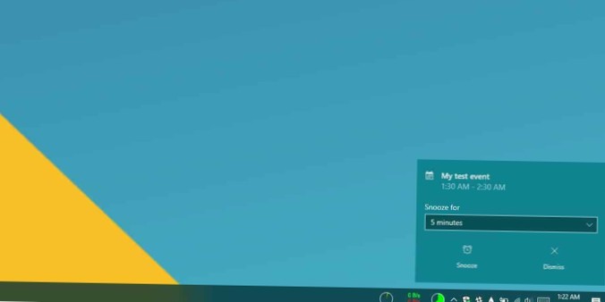 Jak získat upozornění na události Kalendáře Google v systému Windows 10