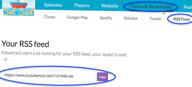 Como obter um link RSS para um podcast no iTunes
