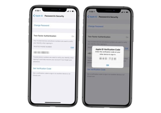 So erhalten Sie den Apple-Bestätigungscode auf einem Gerät
