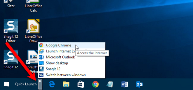 How To Get Back Quick Launch Bar In Windows 7 Taskbar