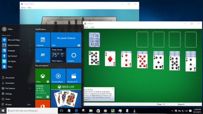 How To Get Classic Windows 7 Games In Windows 10