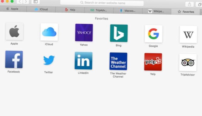 So erhalten Sie Favicons in Safari unter macOS