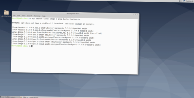 Come ottenere il kernel Linux 5.3 su Debian 10 Stable