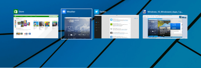 Come ripristinare la vecchia interfaccia utente della scheda Alt in Windows 10