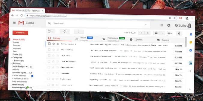 How to get the old Gmail design back