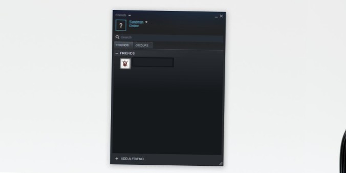 Jak získat staré uživatelské rozhraní služby Steam Chat