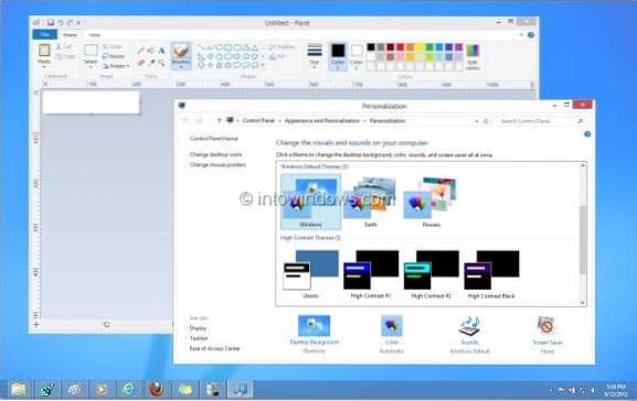 How To Get White Window Borders In Windows 8 Without Changing Taskbar Color