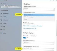 So gruppieren Sie Apps in der Taskleiste unter Windows 10