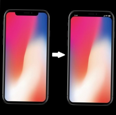 Comment masquer l'encoche de l'iPhone X de votre écran