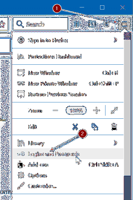 Slik importerer du passord til Firefox fra en CSV-fil
