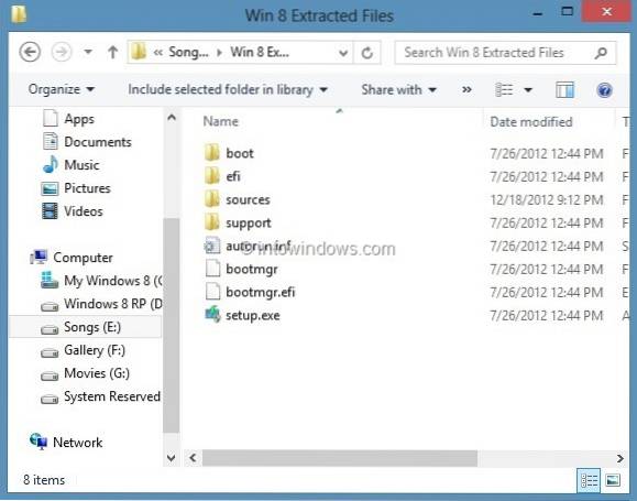 How To Include Or Integrate Drivers In Windows 8 ISO Image
