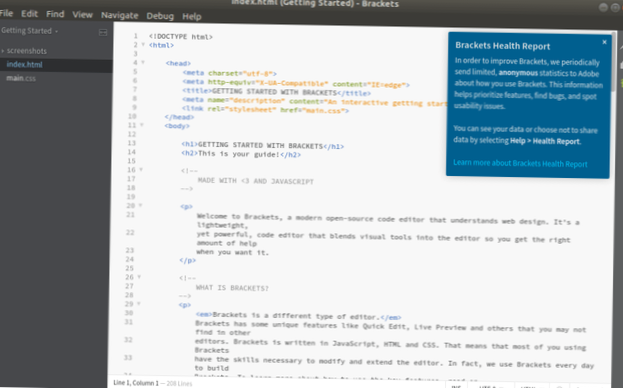 Comment installer Adobe Brackets sur Linux