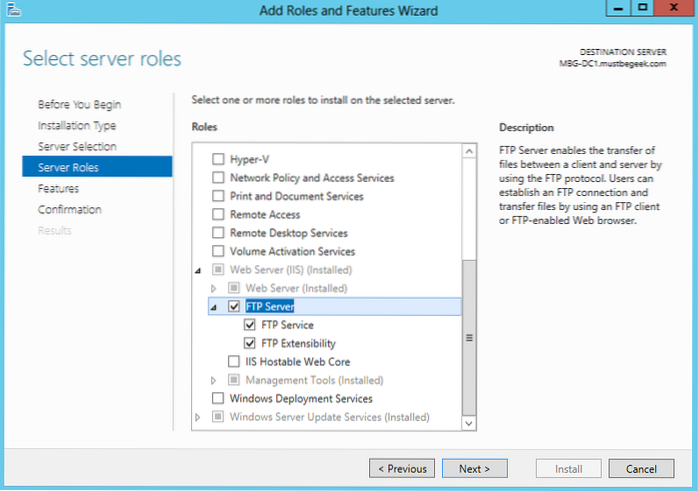 Come installare e configurare il server FTP in Windows