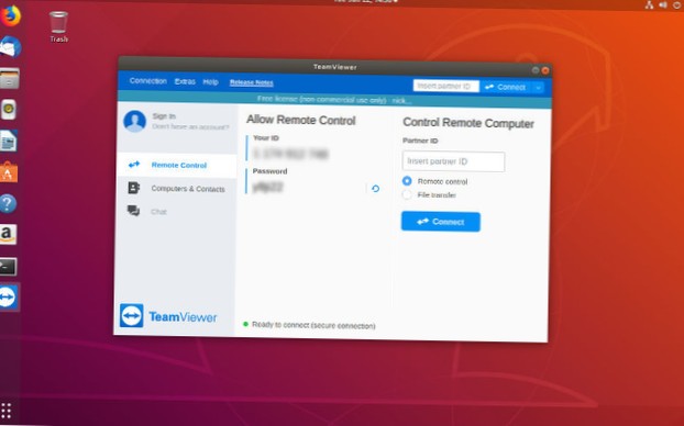 Cómo instalar y usar TeamViewer en Linux