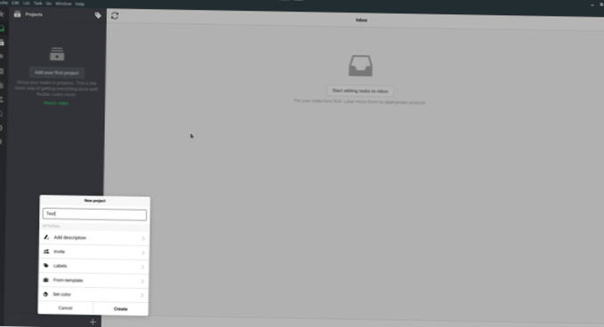 How To Install And Use The Nozbe Task Manager On Linux