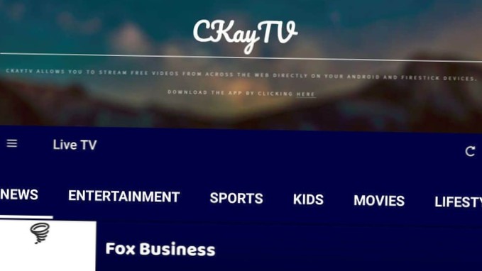 Jak zainstalować CKay TV na Fire Stick i Fire TV