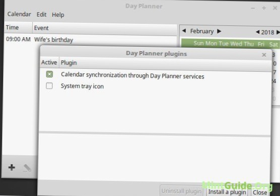 Hoe Day Planner op Linux te installeren