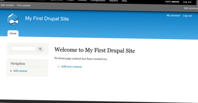 Jak nainstalovat Drupal na Ubuntu Server