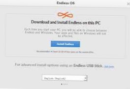 Cum se instalează Endless OS