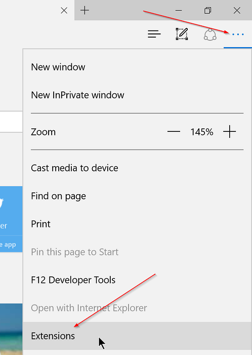 How To Install Extensions In Edge Browser In Windows 10
