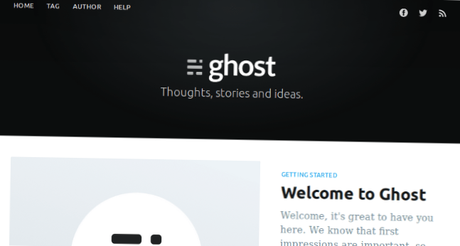 Slik installerer du Ghost på Ubuntu Server
