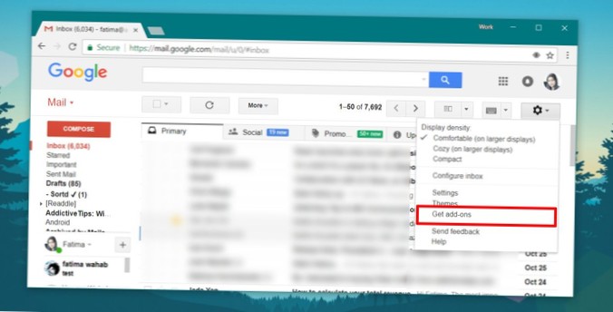 Hoe Gmail-add-ons te installeren