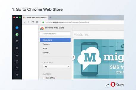 How To Install Google Chrome Extensions In Opera Browser