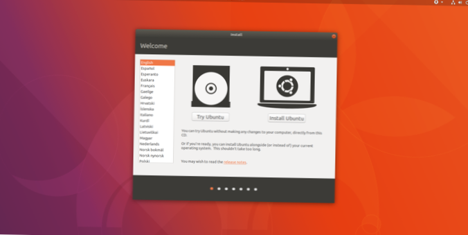Jak nainstalovat nebo upgradovat na Ubuntu 17.10