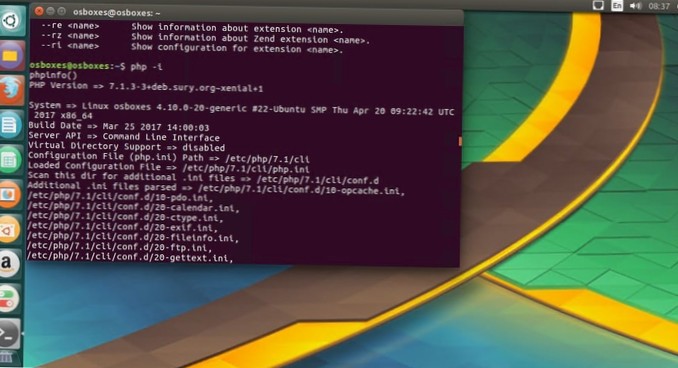 Come installare PHP su Linux
