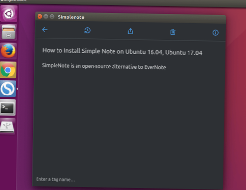 Cum se instalează Simplenote pe Linux