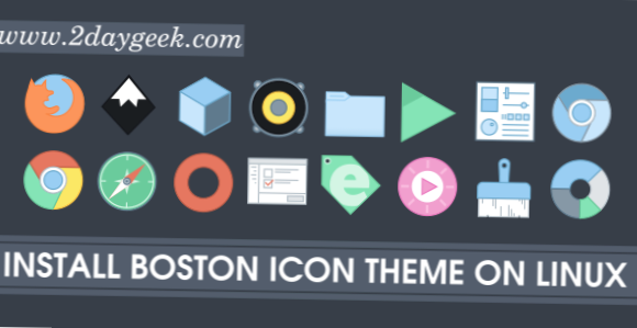 Slik installerer du Boston-ikonet på Linux