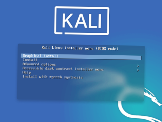 Cum se instalează cel mai recent Kali Linux