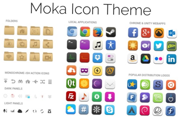 Sådan installeres Moka-ikonet på Linux