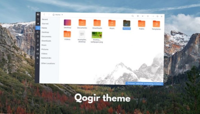 So installieren Sie das Qogir GTK-Design unter Linux