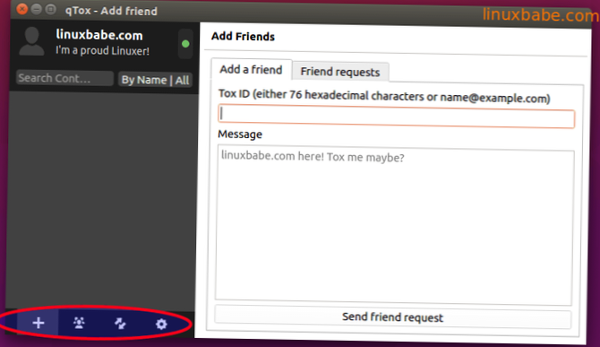 Como instalar o cliente qTox no Linux