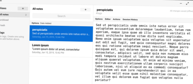 Jak nainstalovat klienta StandardNotes na Linux