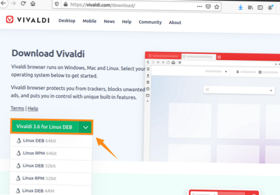 Comment installer le navigateur Vivaldi sur Linux