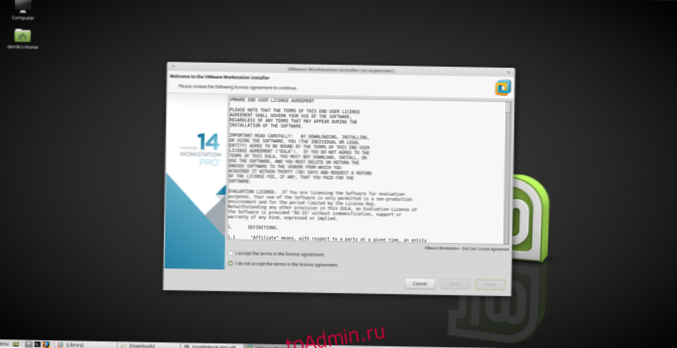 Jak nainstalovat VMWare Workstation Pro 14 na Linux