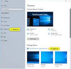 Hoe Windows 10-thema's uit Store te installeren