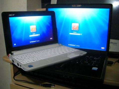 Sådan installeres Windows 7 på Acer Aspire One Netbook