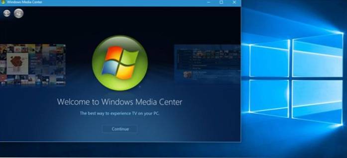How To Install Windows Media Center In Windows 10