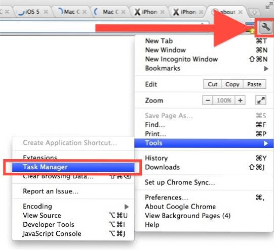 How to Kill a Tab process using Chrome Task Manager