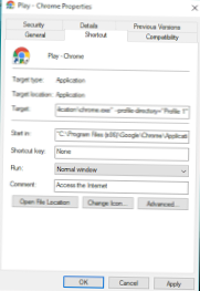 Sådan startes en Windows-app med en tastaturgenvej