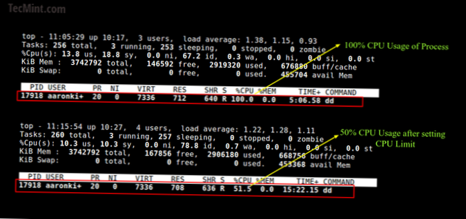 How to limit program CPU usage on Linux