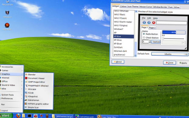 Wie man Linux wie Windows XP aussehen lässt