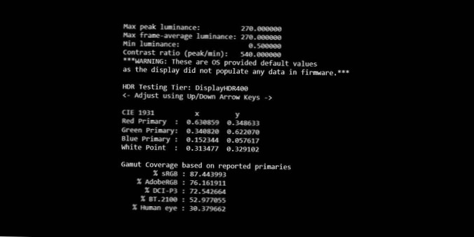 How to measure nits value for your screen on Windows 10