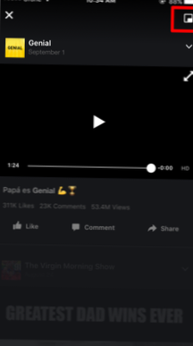 Hur man minimerar en video i Facebook-appen