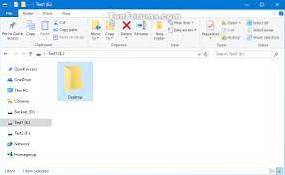 How To Move The Desktop Folder Location In Windows 10